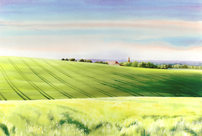 Summer in Alfriston (Comp Valley)